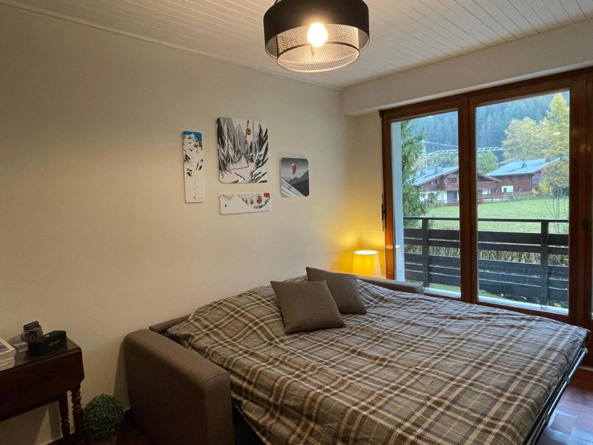 Residence Bois Du Bouchet, Appartement Vue Montagne, Calme, Parking Gratuit, Proche Centre Chamonix Luaran gambar