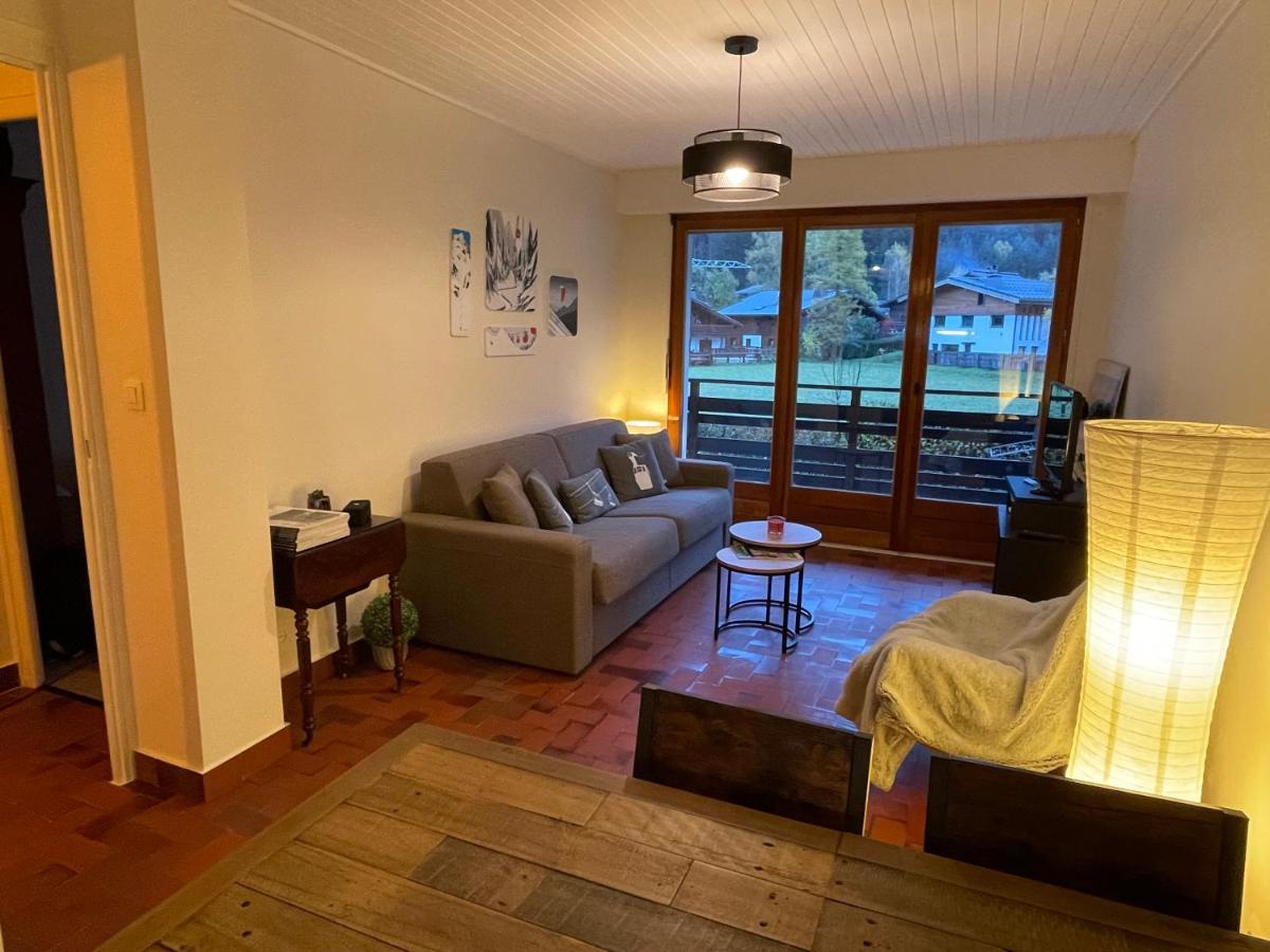Residence Bois Du Bouchet, Appartement Vue Montagne, Calme, Parking Gratuit, Proche Centre Chamonix Luaran gambar