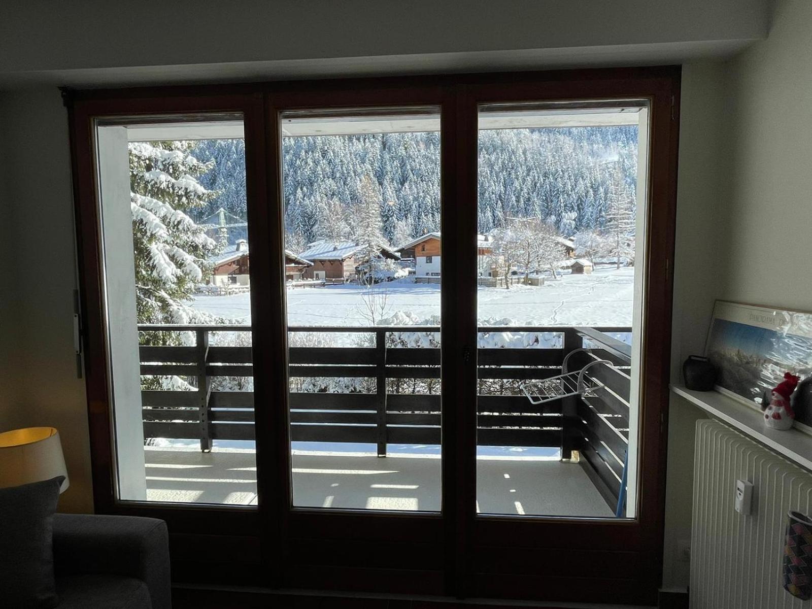 Residence Bois Du Bouchet, Appartement Vue Montagne, Calme, Parking Gratuit, Proche Centre Chamonix Luaran gambar